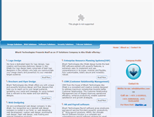 Tablet Screenshot of bhartitec.com